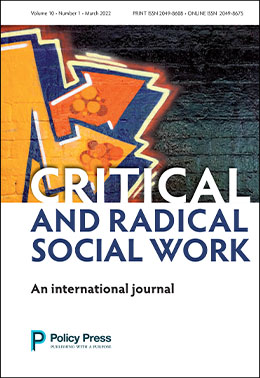 Critical and Radical Social Work cover