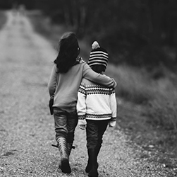 Children walking together