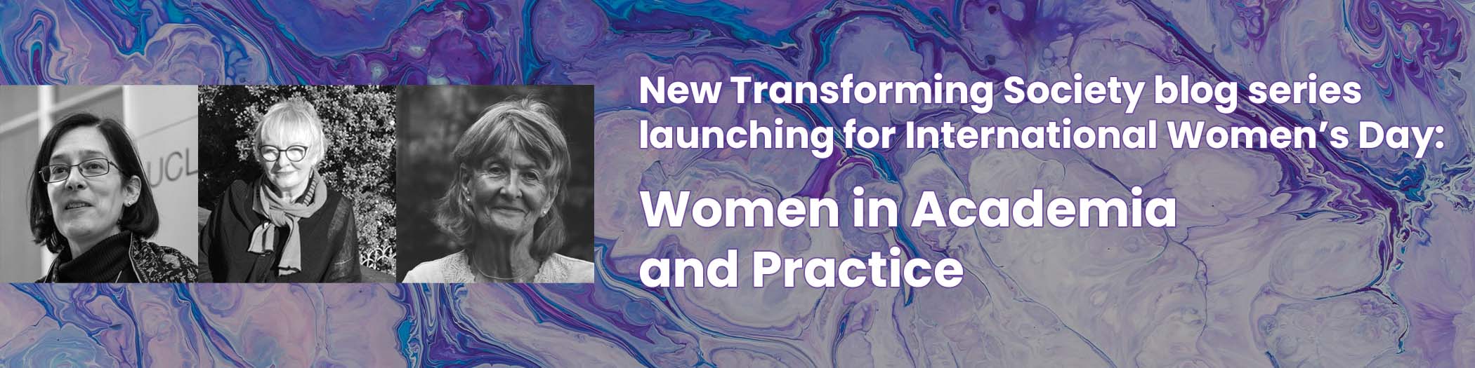 Women in Academia and Practice Transforming Society series
